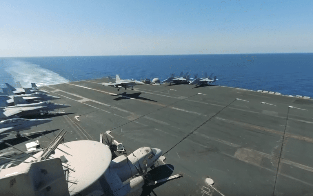 Virtual Tour of the USS Roosevelt Planes Carrier in Persian Gulf