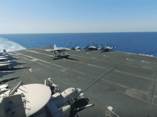 Virtual Tour of the USS Roosevelt Planes Carrier in Persian Gulf